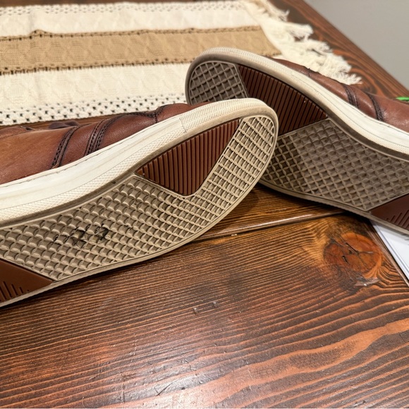 Steve Madden Brown Leather Sneakers - Picture 3 of 5